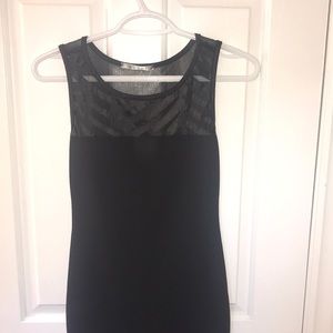 Black cocktail dress